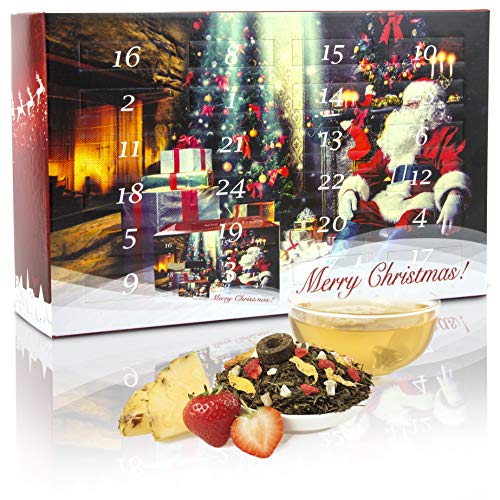 C&T Tee Adventskalender 2020 "Winter" | 24 winterliche Tees aus aller Welt | 3 Teekannen pro Sorte | Weihnachtskalender zur Entspannung für Erwachsene