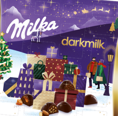 Milka Darkmilk Adventskalender