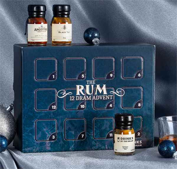 Master of Malt Rum 12 Dram Advent Calendar 2023 - Inhalt Content (EN)