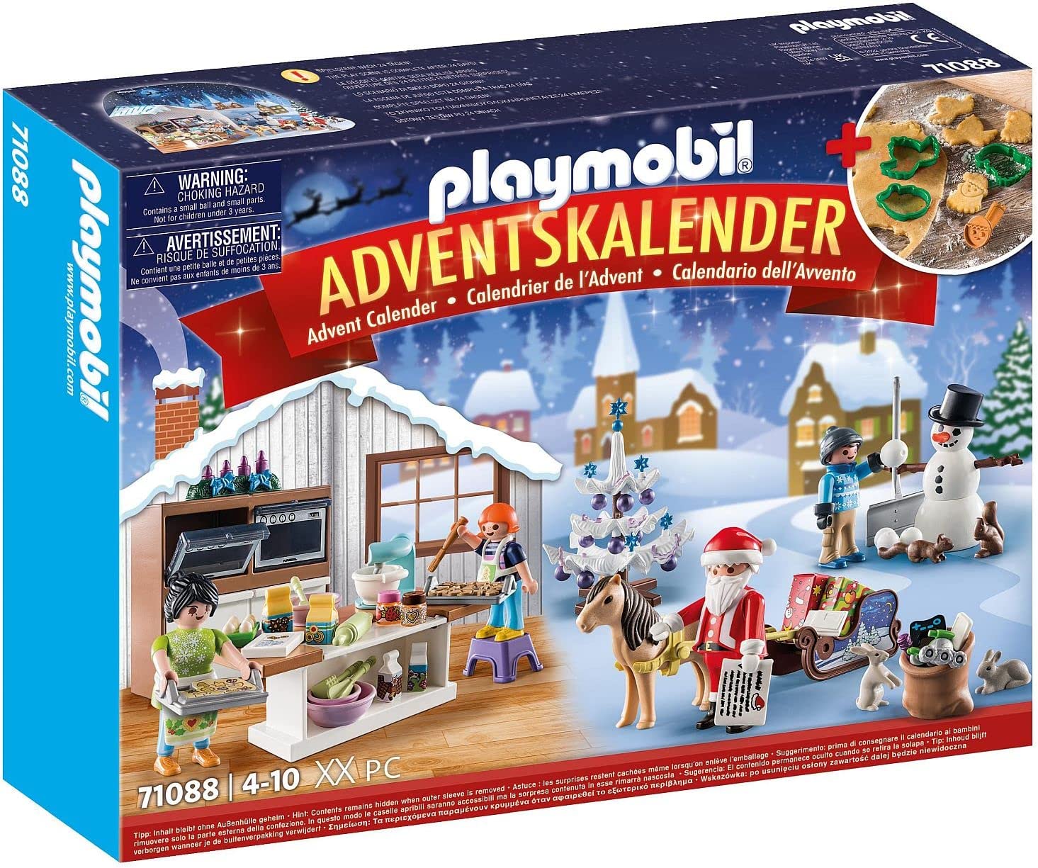 Playmobil Adventskalender Weihnachtsbacken 2022