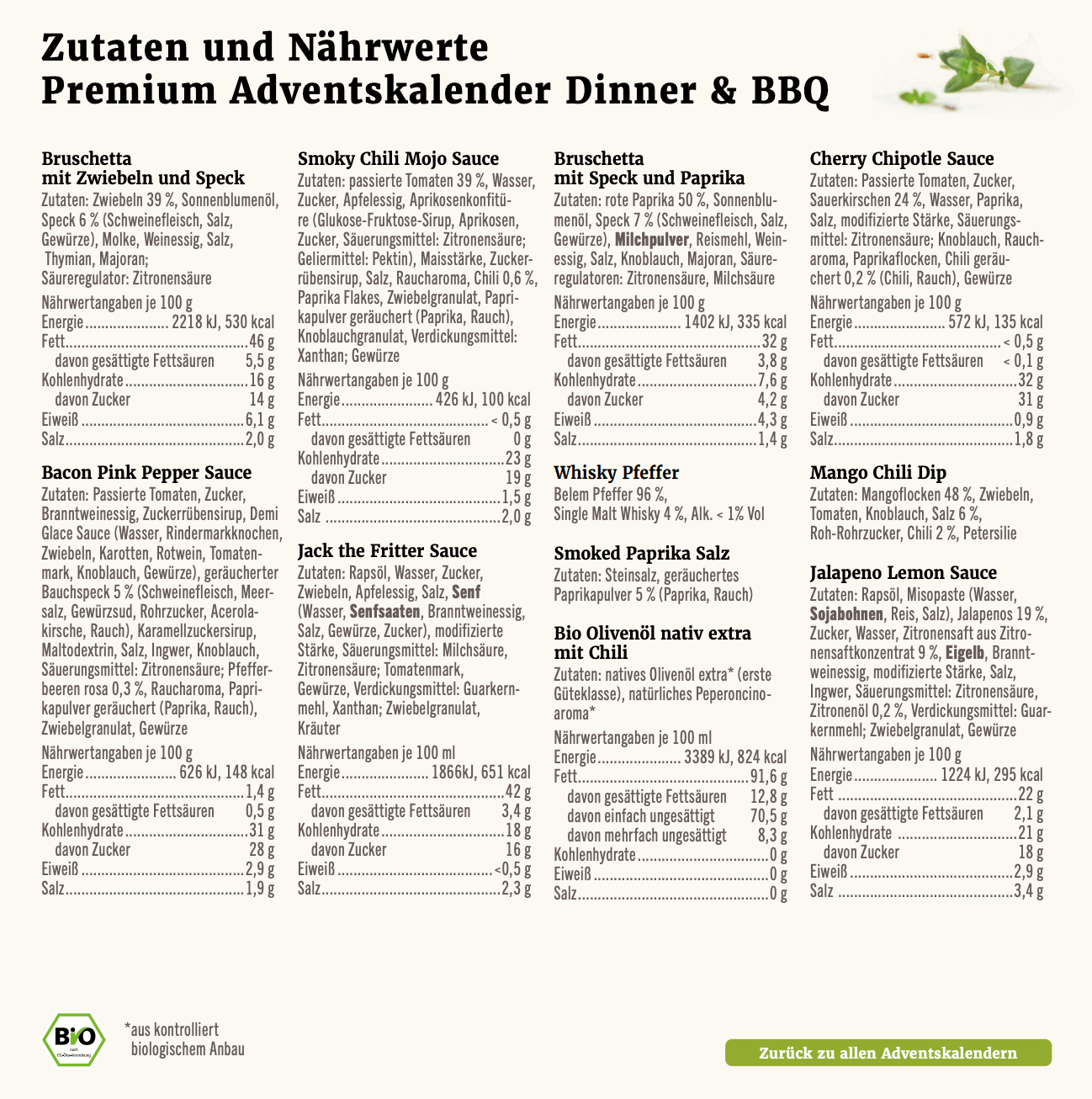 BBQ-Adventskalender BBQ-Adventskalender
