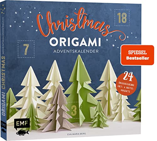 Mein Adventskalender-Buch: Origami Christmas: 24 überraschende Falt- und Bastelprojekte für Weihnachten mit 36 Motivpapieren
