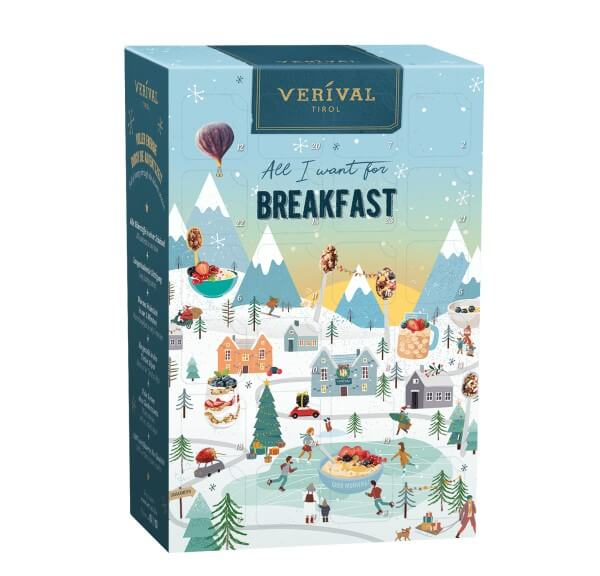 Adventskalender-Box - Urkorn Müsli, Porridge und Crunchy für 24 gute Morgen im Advent | Verival
