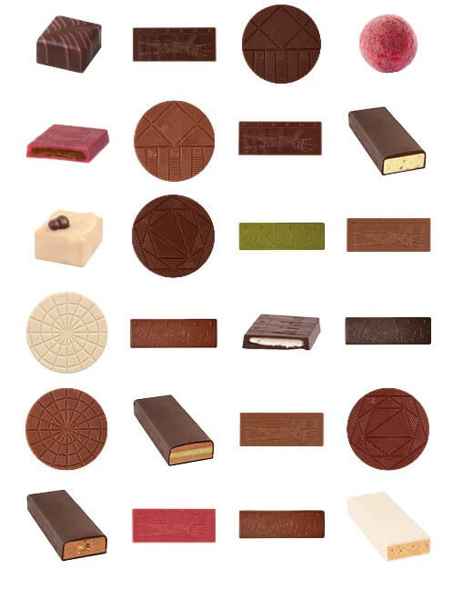 Zotter Vegan Schokolade Adventkalender 2023 - Inhalt
