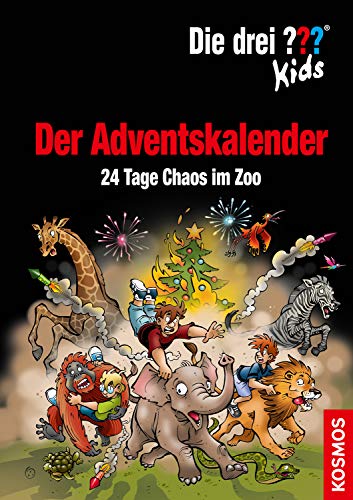 Die drei ??? Kids, Der Adventskalender: 24 Tage Chaos im Zoo Extra: Stickerbogen