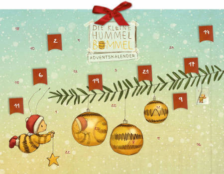 Die kleine Hummel Bommel Adventskalender Buch