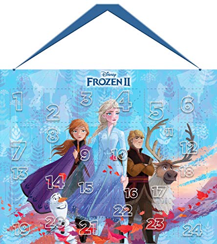 Disney Frozen II Beauty Adventskalender 2019 mit 24 hochwertigen Accessoires- und Kinderkosmetik- Überraschungen im süßen Eiskönigin-Design, für Haare, Nägel, Augen & Lippen