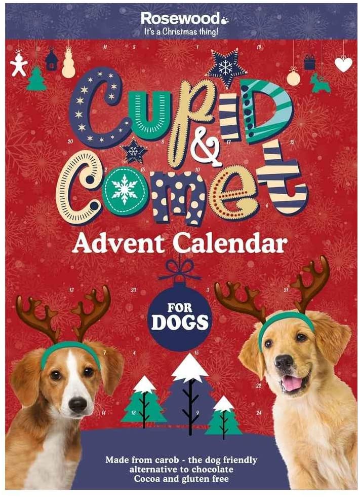 Rosewood Cupid and Comet Christmas Advent Treat Calendar for Dogs