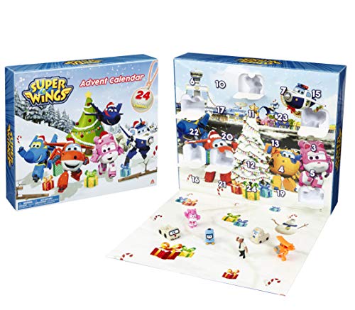 Super Wings Christmas Advent Calendar | 24 Piece Collectable Figures