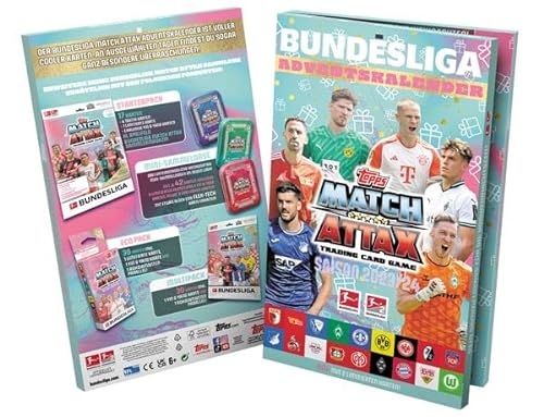 Generisch Topps Bundesliga Match Attax 2023/24-1x Adventskalender
