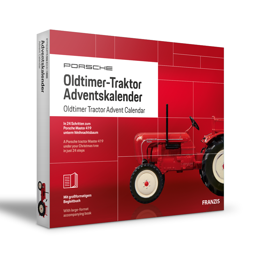 Franzis Porsche Oldtimer-Traktor Adventskalender2023