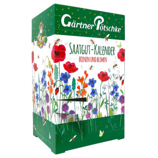 Saatgut-Adventskalender Bienen & Blumen Saatgut-Adventskalender Bienen & Blumen