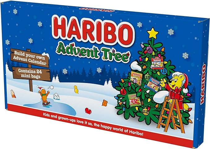 HARIBO Advent Tree Sweets Christmas Advent Calendar 384g