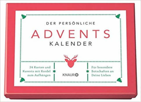 Elma van Vliet Der persönliche Adventskalender: 24 Karten und Kuverts, mit Kordel zum Aufhängen