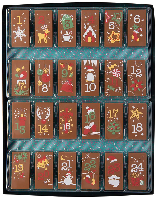 WEIBLER Chocolate Dominoes Advent Calendar 200g