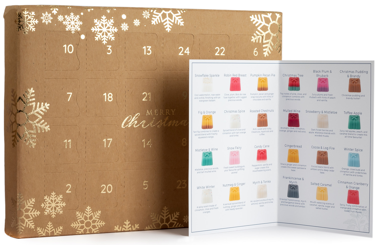 Wax Melts Advent Calendar - Multicoloured 2023