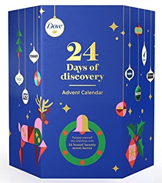 Ultimate 24 Day Advent Calendar 2021 - Tresemme, Dove, Sure, VO5, Vaseline, Toni and Guy, Simple, RADOX - 24 Days of Festive gifts for Women in The Countdown to Christmas