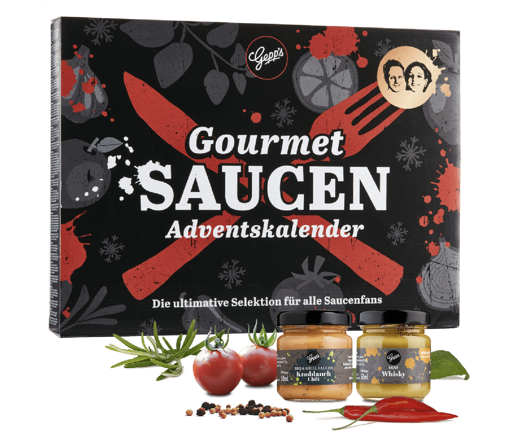 Gepp's Gourmet "Saucen Adventskalender" 2023 - Inhalt