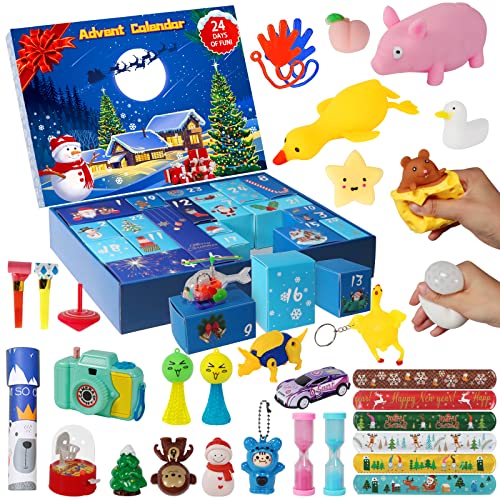 Adventskalender Fidget 2022 für Kinder und Erwachsene Anti-Stress Spielzeug Weihnachtsgeschenk