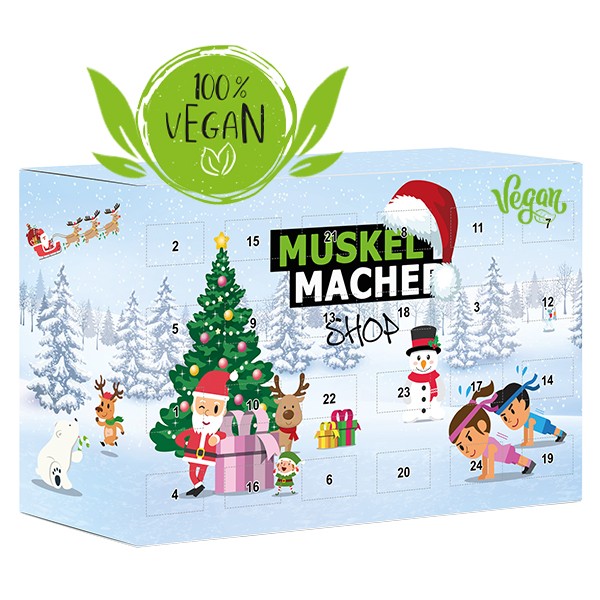 Muskelmacher Shop Veganer Adventskalender 2023
