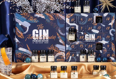 The Spirit Co Buy The Premium Gin Advent Calendar 2023 - Inhalt Content (EN)
