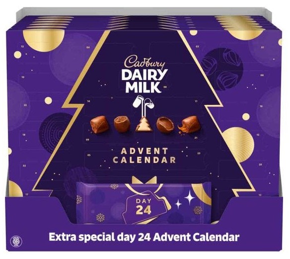 Cadbury Dairy Milk Adult Advent Calendar Box of 6 (340g)