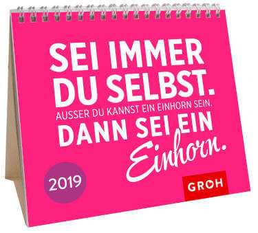 Einhorn Jahreskalender