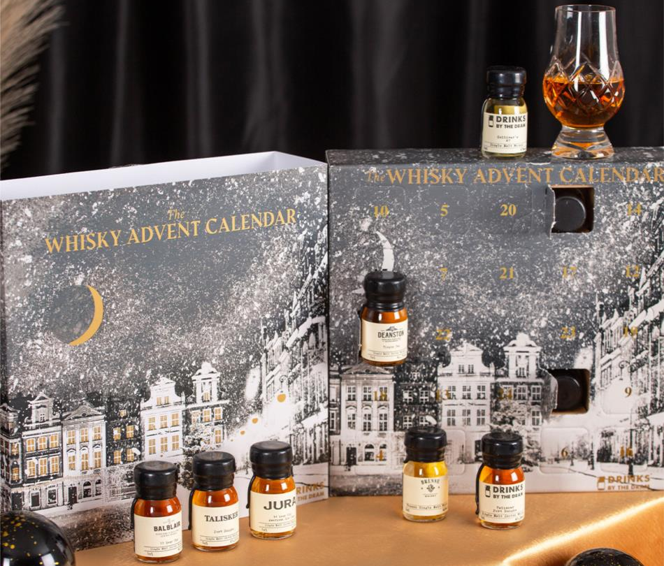 The Whiskey Exchange - The Scotch Whisky White Christmas Advent Calendar 2023 Edition - Inhalt Content (EN)
