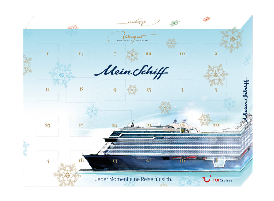 Mein Schiff Adventskalender 2023 (mit alkoholischen Pralinen) Mein Schiff ® Shop