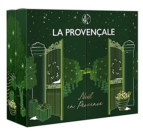 La Provençale Bio - Adventskalender 2022 – Set mit 24 Bio-Produkten & Naturprodukten – große Formate für Weihnachten – Zubehör – Gesichts- & Körperpflege – Augen-Make-up, Teint, Lippen & Nägel variant