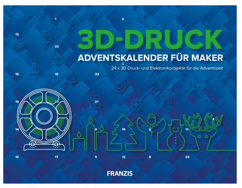 FRANZIS 3D-Druck Adventskalender für Maker 2020