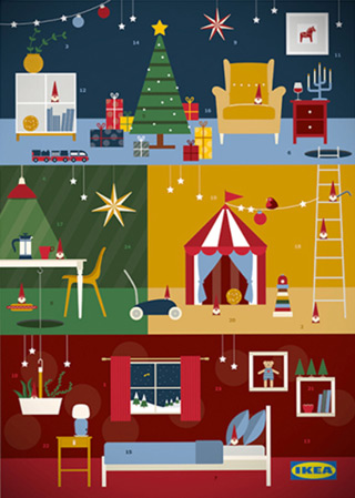 18x Ikea Deutschland Geschenkkarte Weihnachten 2013-2021 