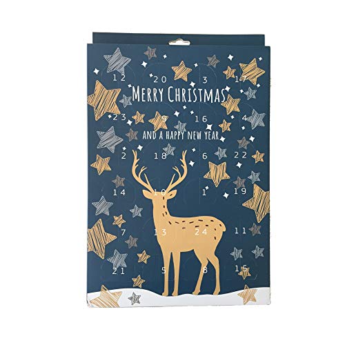 Kaiser Inspiration Back- Adventskalender zum selber füllen, Do-it-your-Self-Kalender, Geschenkidee für Backliebhaber, Verschenkidee, Muffinform mit 24 Ausstechformen