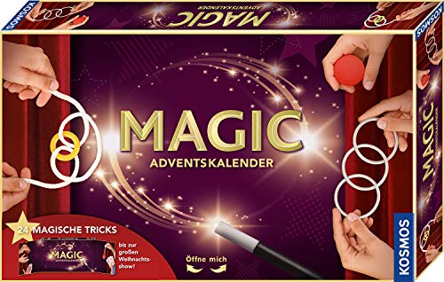 Kosmos MAGIC Zauber Adventskalender 2020, Spannende Zaubertricks und Zauber-Utensilien für die Adventszeit, Spielzeug-Adventskalender zum Zaubern für Kinder ab 8 Jahre