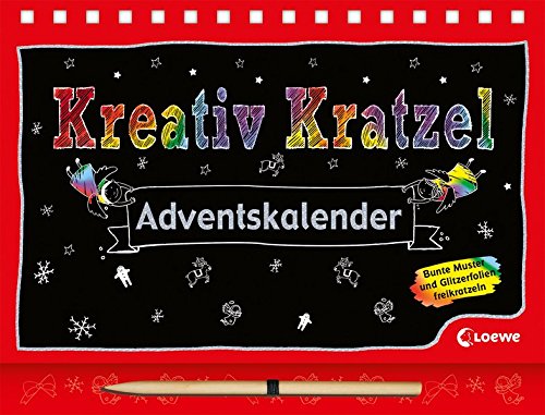 Kreativ Kratzel Adventskalender (Kreativ-Kratzelbuch)