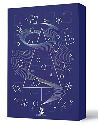 LOW CARB Adventskalender 2020 mit handgemachten Pralinen | Foodpunk | Ohne Zusatz von Zucker | Unter 1 g Netto-Kohlenhydrate pro Praline