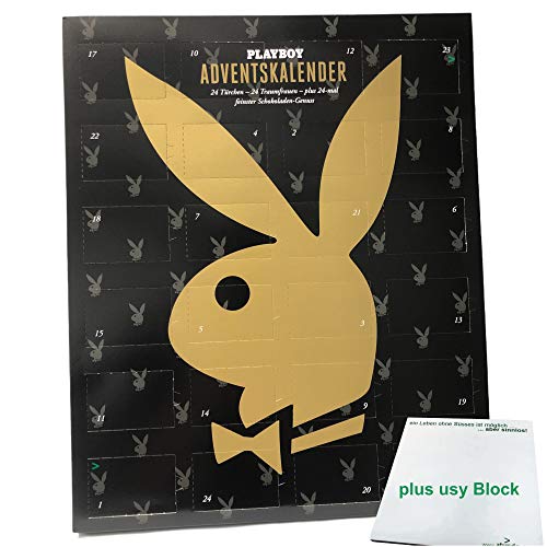 Playboy Adventskalender mit feinster Schokolade + Playboy 11/2020, usy Block