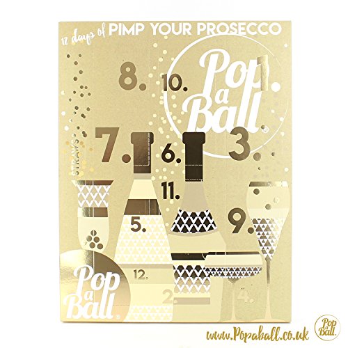„Popaball“, 12 tätiger Prosecco Adventskalender, Geschenk
