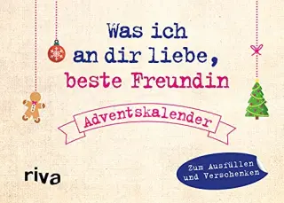 Warum ich Dich liebe/mag Adventskalender