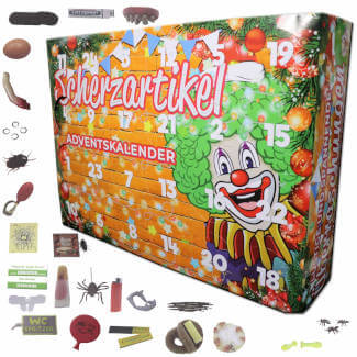 Scherzartikel Adventskalender