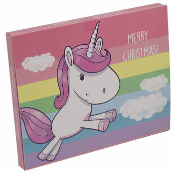 Schokolade Einhord 3D Adventskalender