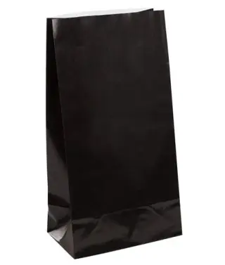 Schwarze Papiertütchen Schwarze Papiertütchen