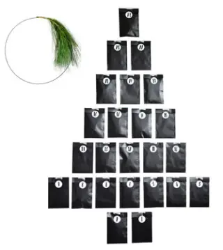 Schwarzer Adventskalender für Männer Schwarzer Adventskalender für Männer