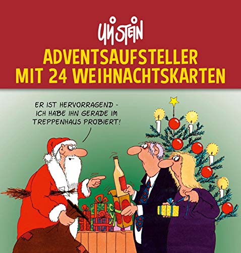 Uli Stein Adventsaufsteller mit 24 Weihnachtskarten