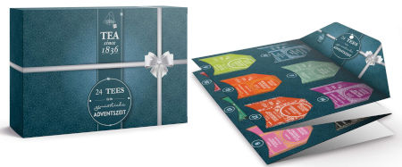 Weihnachtsblaues Geschenkset