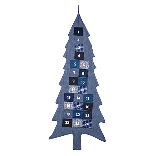 XXL Adventskalender zum Befüllen - Weihnachtsbaum aus Stoff zum Aufhängen – pajoma – detail 1